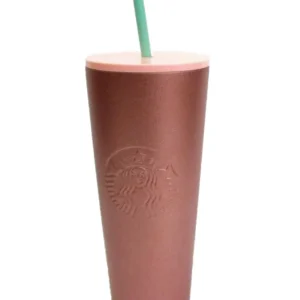 Starbucks 2019 Rose Gold Glitter Siren Embossed Logo Stainless Steel Tumbler