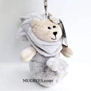 Starbucks Singapore Bearista Bear Merlion 5 Inches Plush Keychain