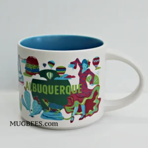 Starbucks Albuquerque New Mexico Discovery Series Ceramic Cup Mug 14 Fl Oz