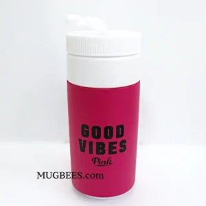 Victoria's Secret PINK Pink Insulated Retro Plastic Water Bottle 32 Fl Oz