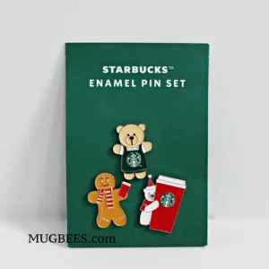 Starbucks Holiday 2025 Bearista Bear Enamel Pin Set Limited Edition