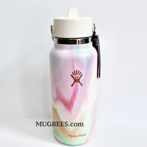 Hydro Flask Sugar Rush Wide Flex Straw Cap Stainless Steel Water Bottle 32 Fl Oz