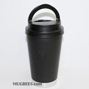 Starbucks Japan ToGo Matte Black Siren Logo Stainless Steel Tumbler 12 Fl Oz