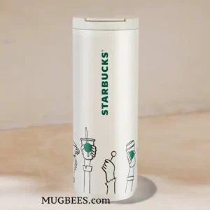 Starbucks 2026 Coffee for All White Cheers Stainless Steel Tumbler 16 Fl Oz