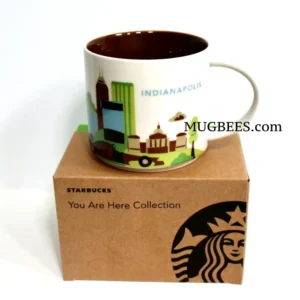 Starbucks Indianapolis You Are Here Ceramic Cup Mug 14 Fl Oz