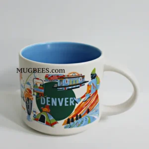 Starbucks Denver Colorado Discovery Series Ceramic Cup Mug 14 Fl Oz