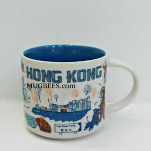 Starbucks Hong Kong Been There Series Ceramic Cup Mug 14 Fl Oz