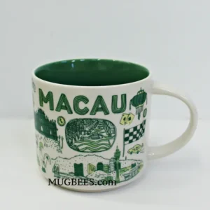 Starbucks Macau Been There Series Ceramic Cup Mug 14 Fl Oz