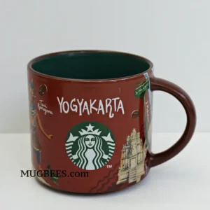 Starbucks Yogyakarta Indonesia Ceramic Cup Mug 14 Fl Oz